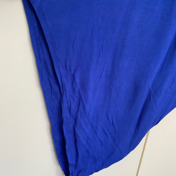 Canadian Designer Greta Constantine Blue Shirt-Dress With Pocket Size S - Picture 5 of 5